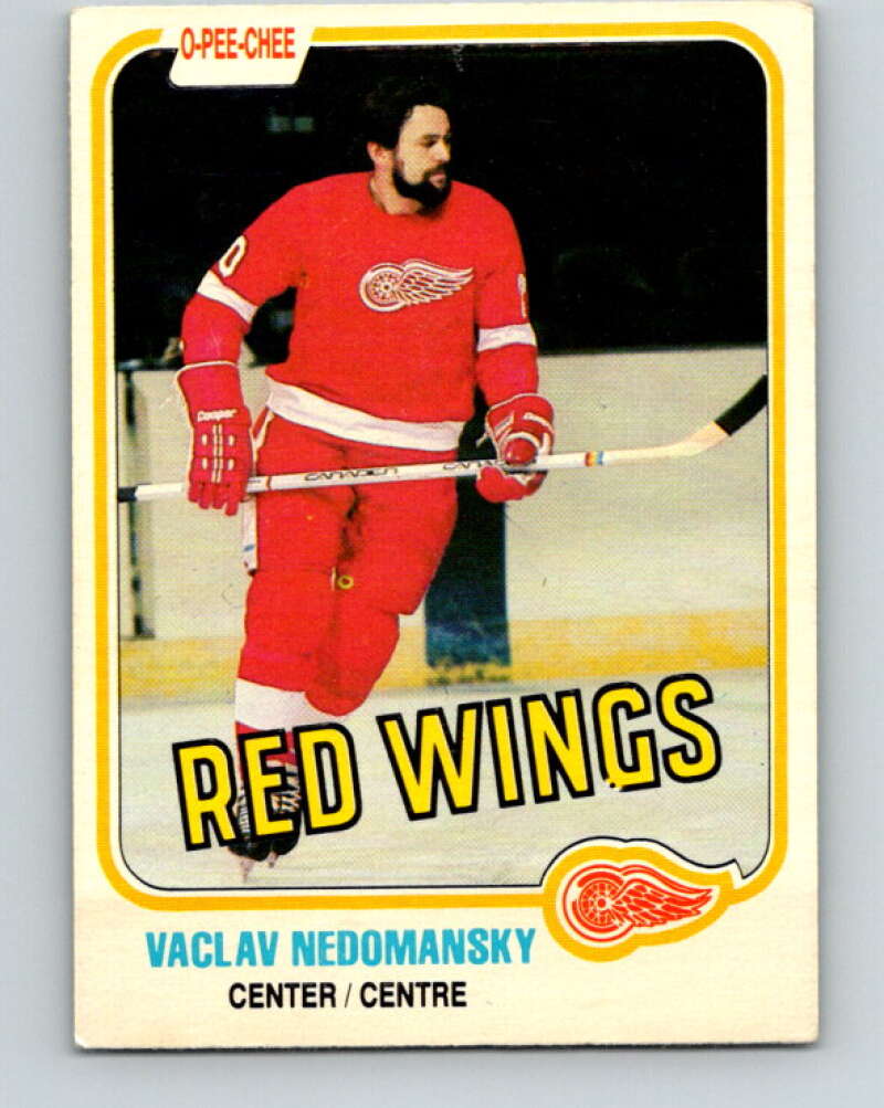 1981-82 O-Pee-Chee #94 Vaclav Nedomansky  Detroit Red Wings  V30108