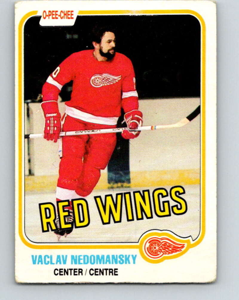 1981-82 O-Pee-Chee #94 Vaclav Nedomansky  Detroit Red Wings  V30110
