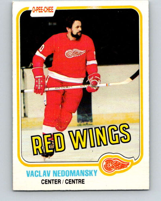 1981-82 O-Pee-Chee #94 Vaclav Nedomansky  Detroit Red Wings  V30113