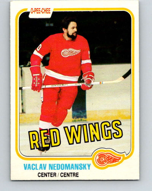 1981-82 O-Pee-Chee #94 Vaclav Nedomansky  Detroit Red Wings  V30114