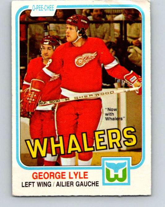 1981-82 O-Pee-Chee #100 George Lyle  Hartford Whalers  V30174