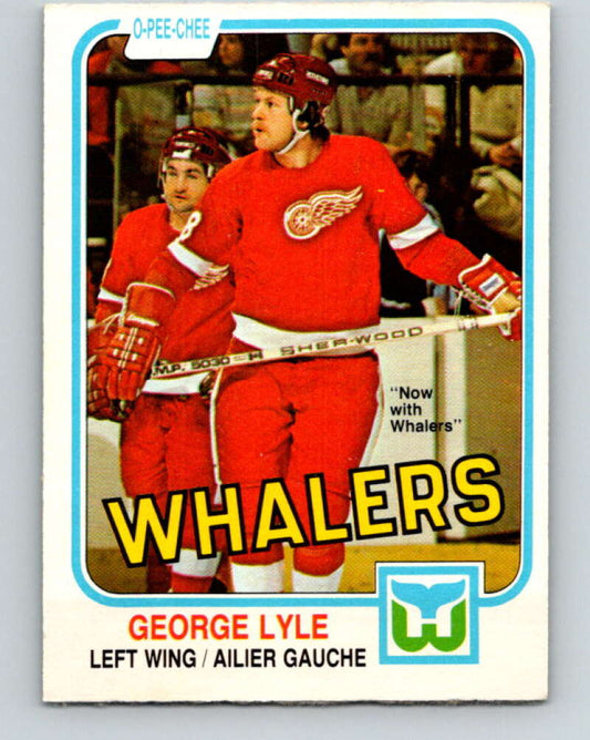 1981-82 O-Pee-Chee #100 George Lyle  Hartford Whalers  V30175