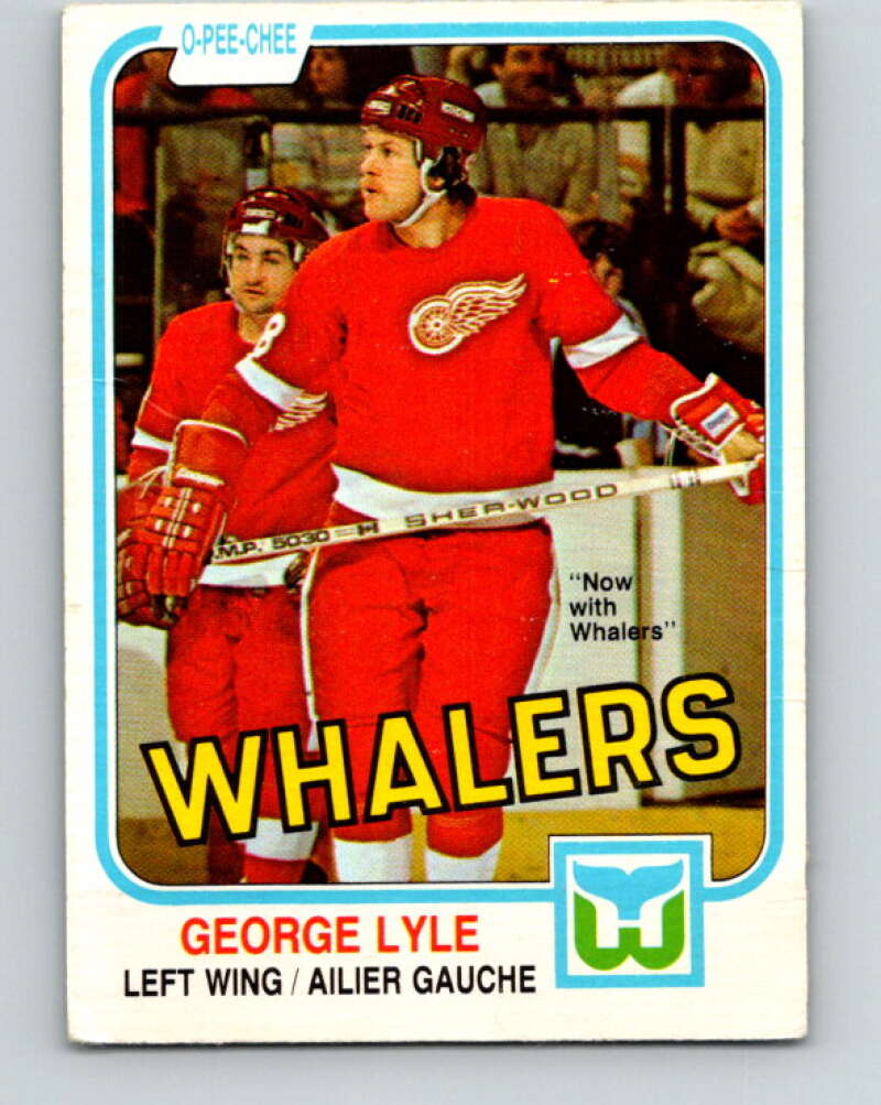 1981-82 O-Pee-Chee #100 George Lyle  Hartford Whalers  V30177
