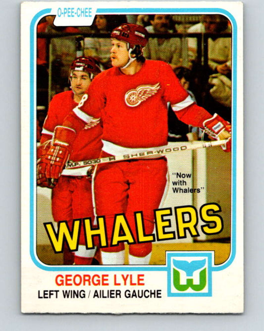 1981-82 O-Pee-Chee #100 George Lyle  Hartford Whalers  V30178