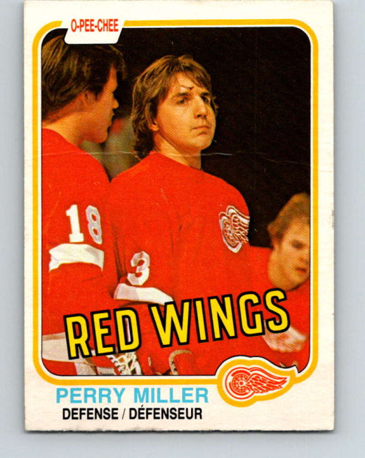 1981-82 O-Pee-Chee #101 Perry Miller  Detroit Red Wings  V30179