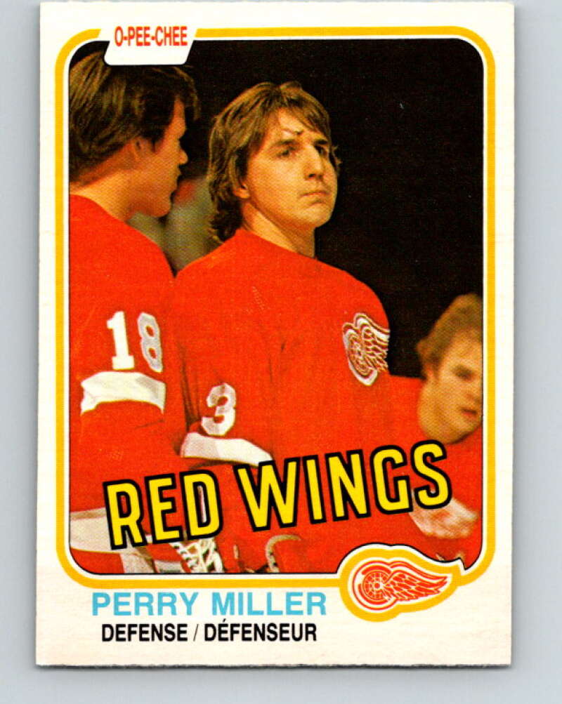 1981-82 O-Pee-Chee #101 Perry Miller  Detroit Red Wings  V30181