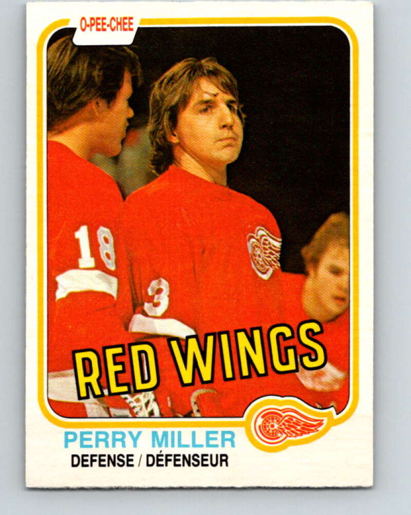 1981-82 O-Pee-Chee #101 Perry Miller  Detroit Red Wings  V30182