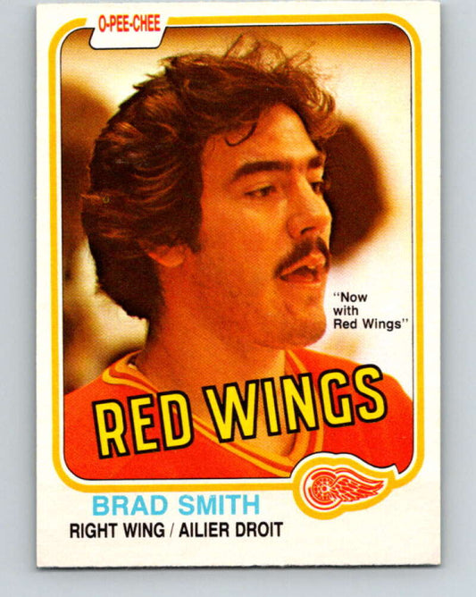 1981-82 O-Pee-Chee #103 Brad Smith  RC Rookie Detroit Red Wings  V30195