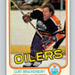 1981-82 O-Pee-Chee #109 Curt Brackenbury  Edmonton Oilers  V30222