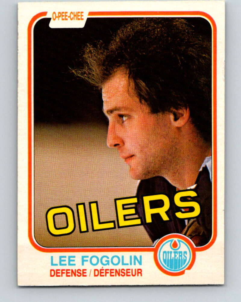 1981-82 O-Pee-Chee #112 Lee Fogolin  Edmonton Oilers  V30234