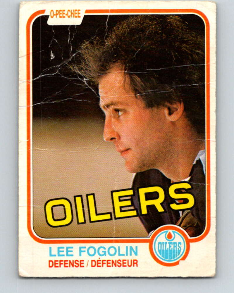 1981-82 O-Pee-Chee #112 Lee Fogolin  Edmonton Oilers  V30235