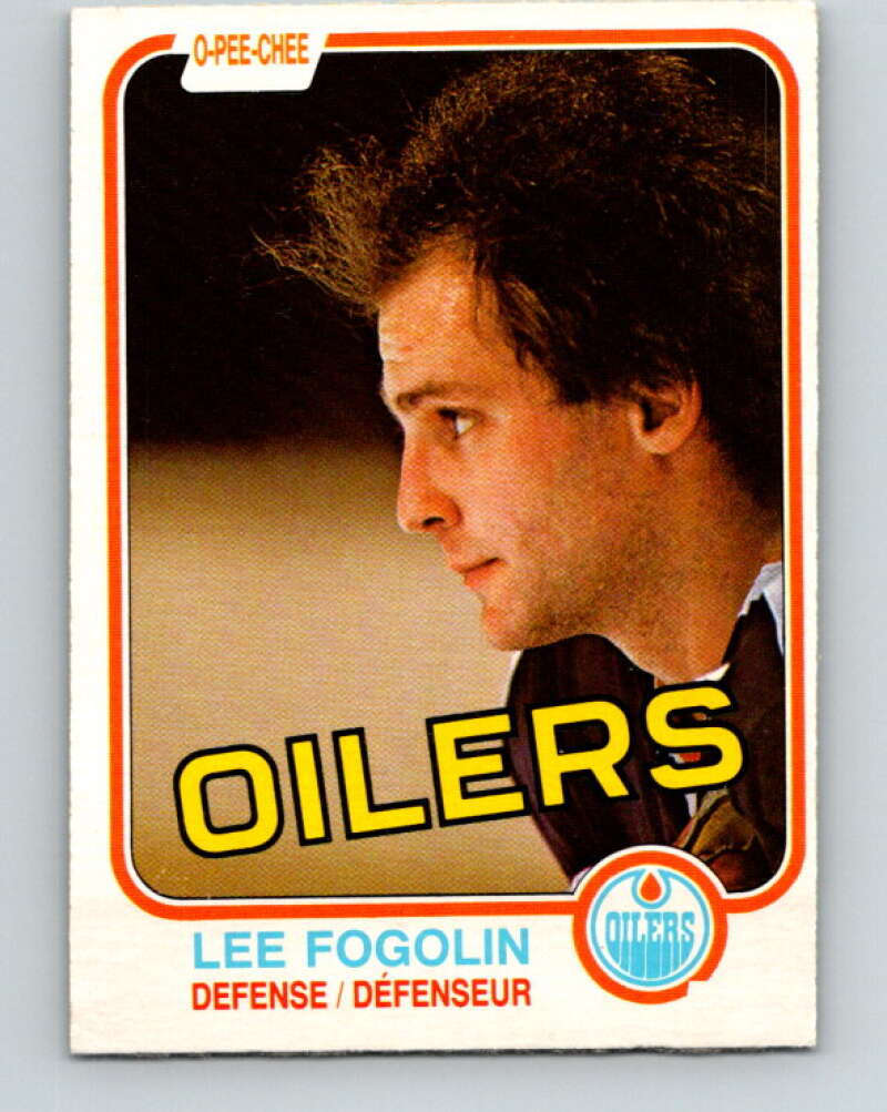 1981-82 O-Pee-Chee #112 Lee Fogolin  Edmonton Oilers  V30236