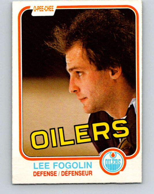 1981-82 O-Pee-Chee #112 Lee Fogolin  Edmonton Oilers  V30236