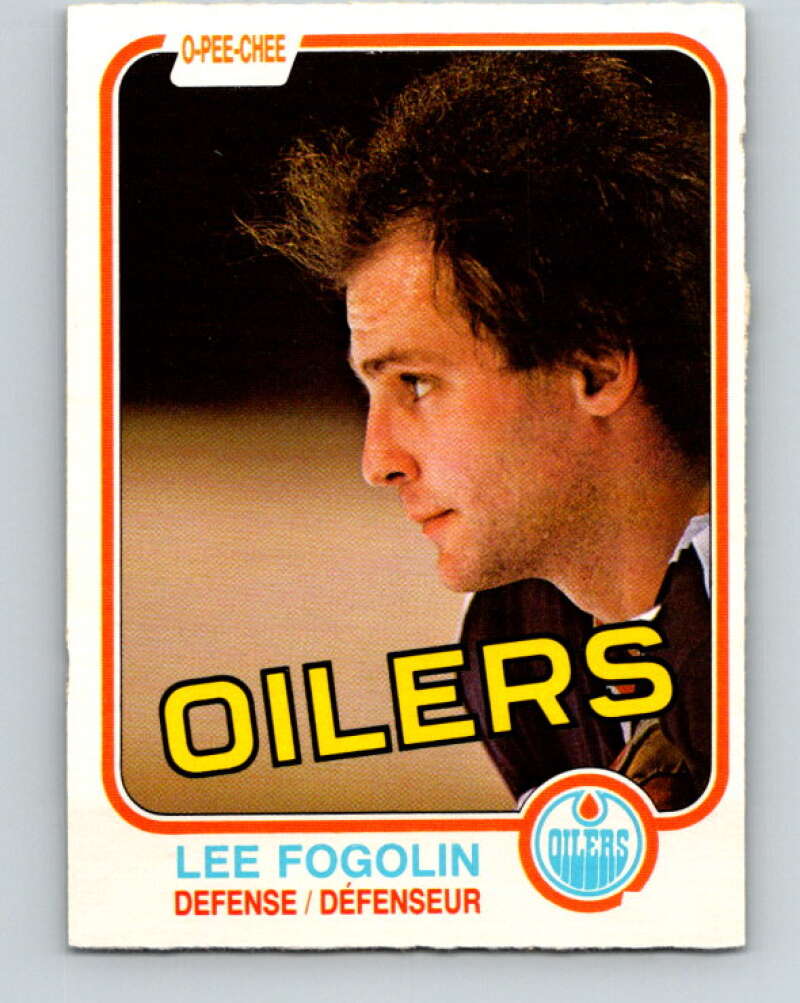 1981-82 O-Pee-Chee #112 Lee Fogolin  Edmonton Oilers  V30237
