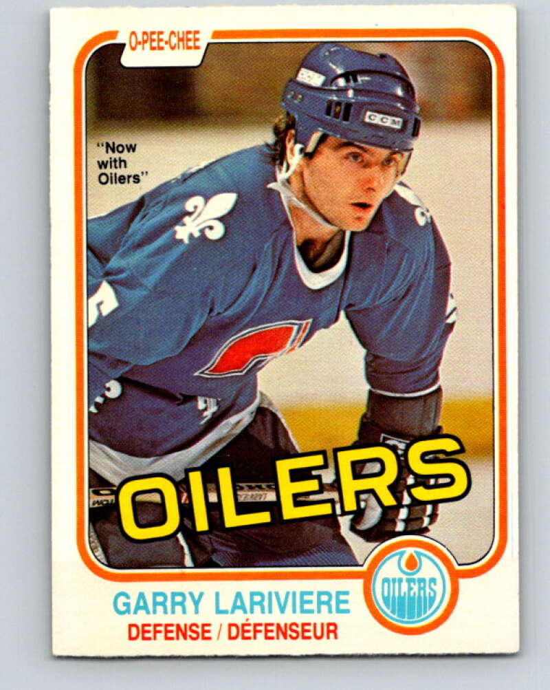 1981-82 O-Pee-Chee #116 Garry Lariviere  Edmonton Oilers  V30271