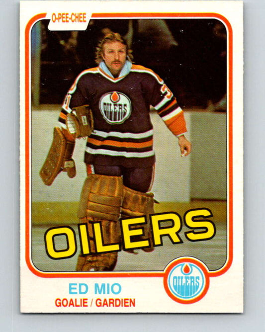 1981-82 O-Pee-Chee #119 Eddie Mio  Edmonton Oilers  V30276