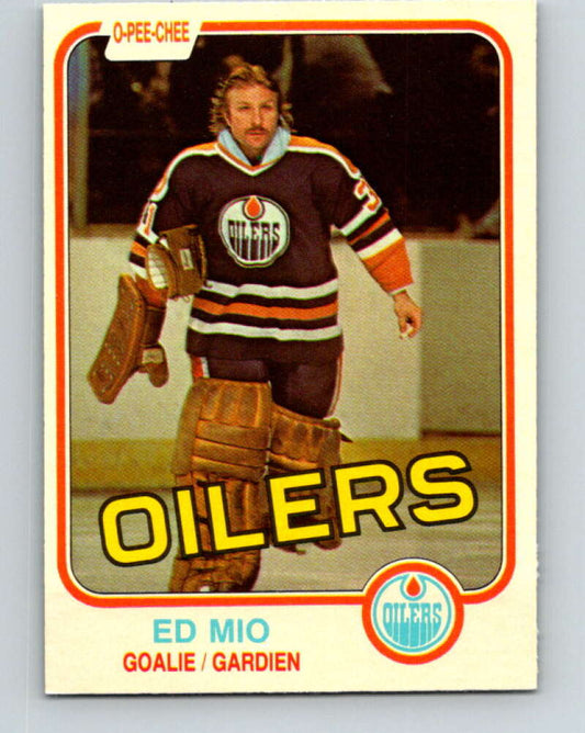 1981-82 O-Pee-Chee #119 Eddie Mio  Edmonton Oilers  V30278