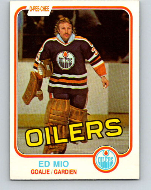 1981-82 O-Pee-Chee #119 Eddie Mio  Edmonton Oilers  V30279