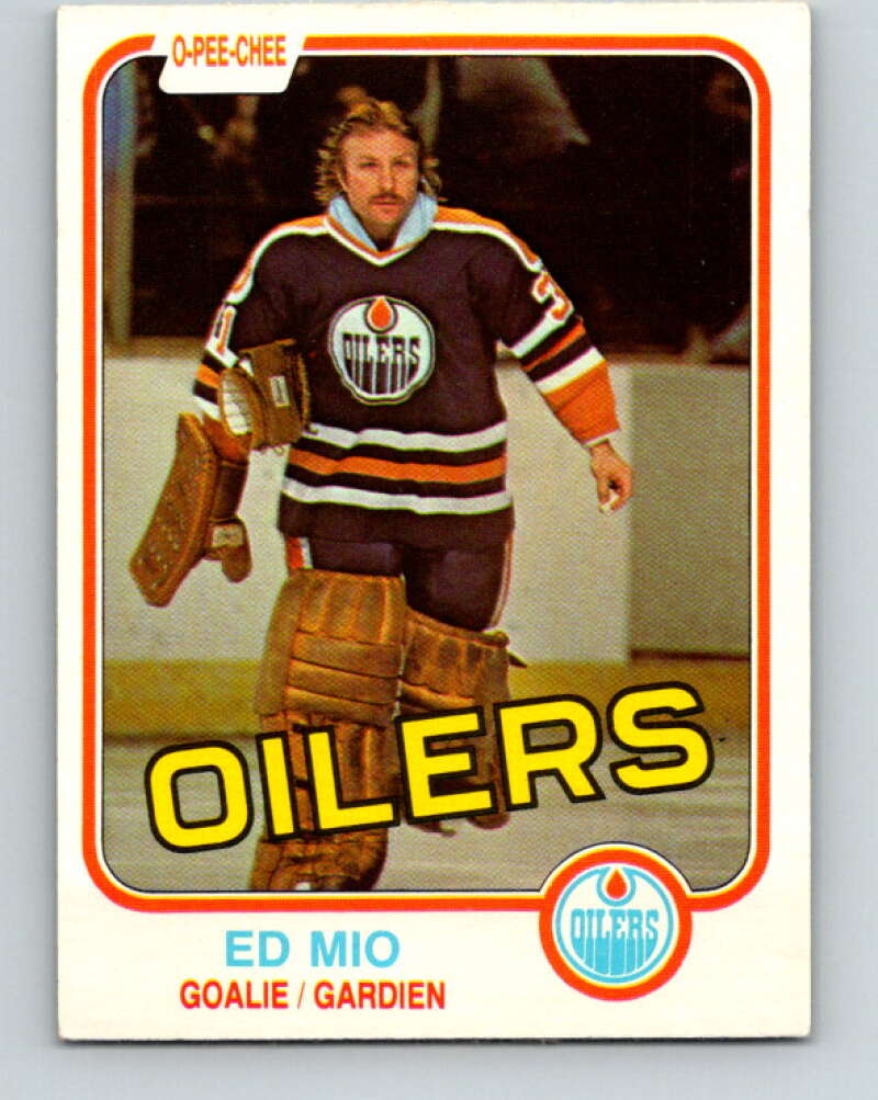 1981-82 O-Pee-Chee #119 Eddie Mio  Edmonton Oilers  V30279