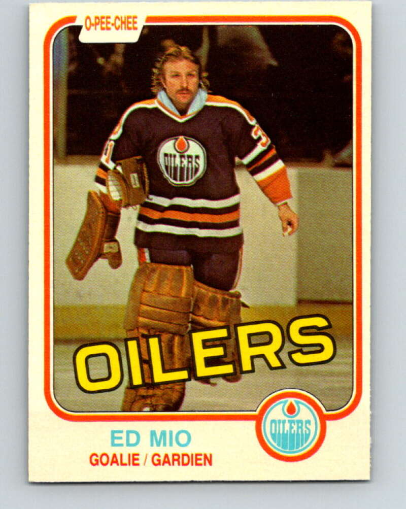 1981-82 O-Pee-Chee #119 Eddie Mio  Edmonton Oilers  V30281