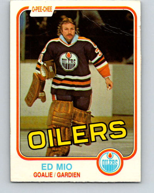 1981-82 O-Pee-Chee #119 Eddie Mio  Edmonton Oilers  V30282