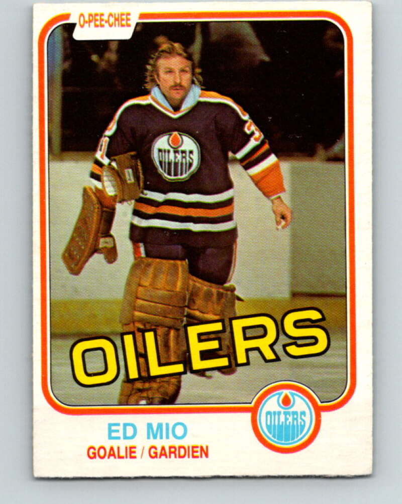 1981-82 O-Pee-Chee #119 Eddie Mio  Edmonton Oilers  V30283