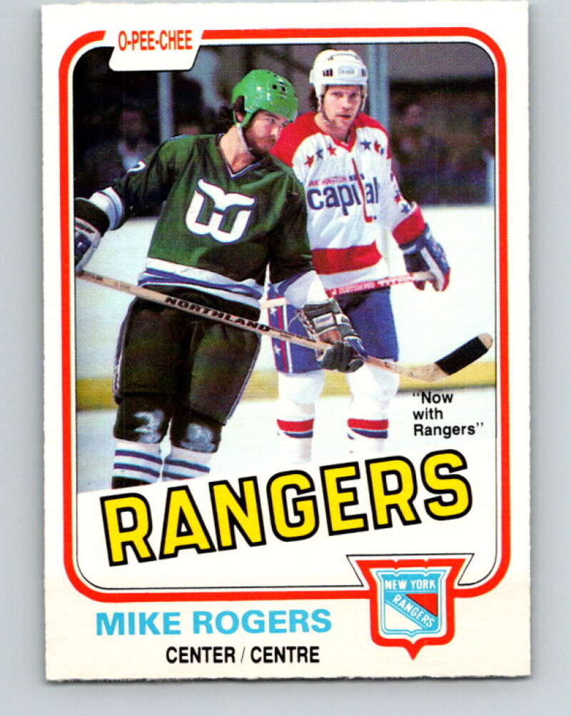 1981-82 O-Pee-Chee #127 Mike Rogers  New York Rangers  V30321