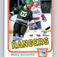 1981-82 O-Pee-Chee #127 Mike Rogers  New York Rangers  V30322