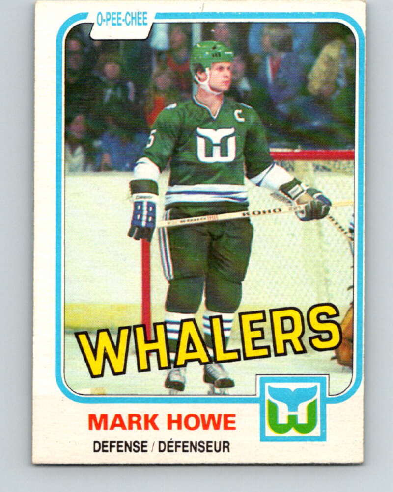 1981-82 O-Pee-Chee #128 Mark Howe  Hartford Whalers  V30334