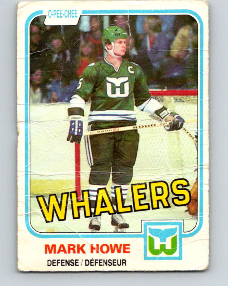 1981-82 O-Pee-Chee #128 Mark Howe  Hartford Whalers  V30335