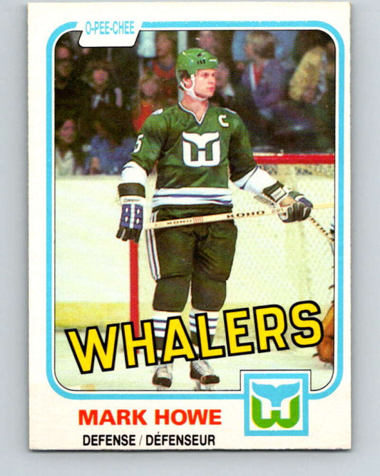 1981-82 O-Pee-Chee #128 Mark Howe  Hartford Whalers  V30337