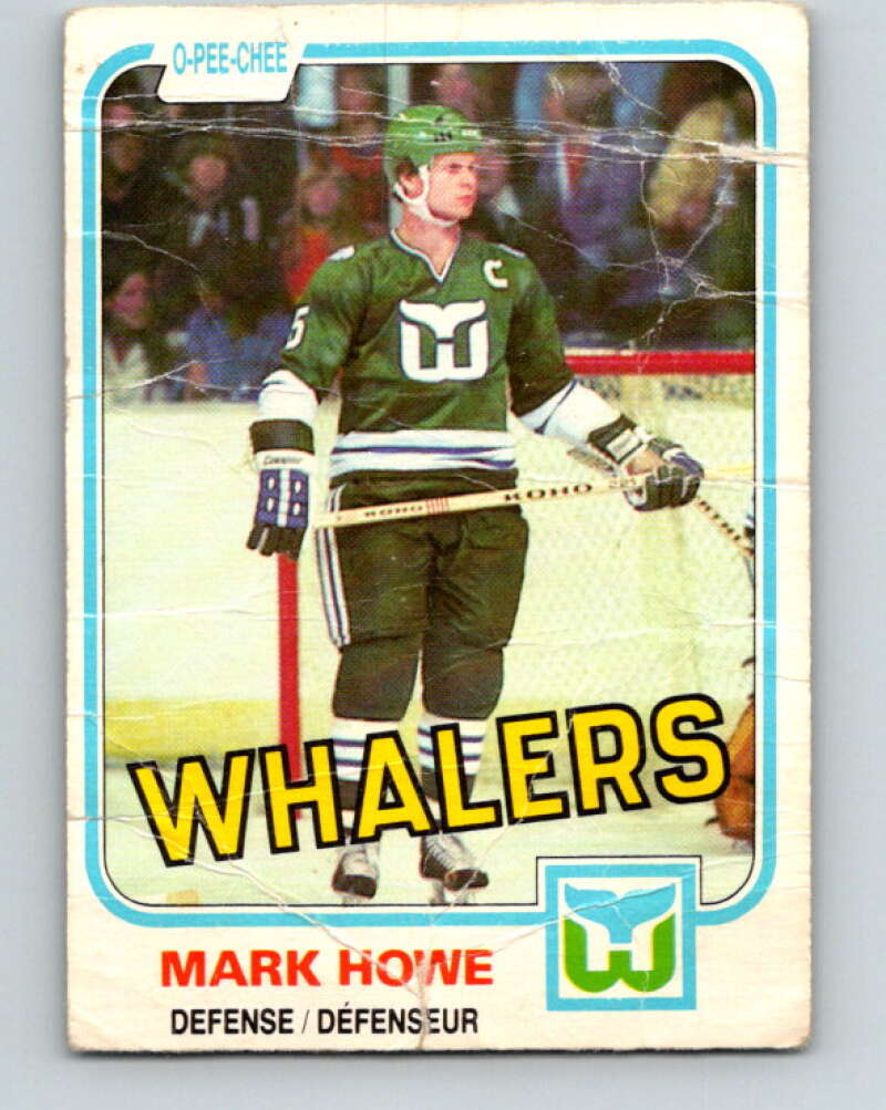 1981-82 O-Pee-Chee #128 Mark Howe  Hartford Whalers  V30338