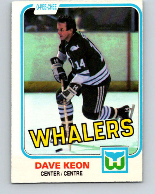 1981-82 O-Pee-Chee #129 Dave Keon  Hartford Whalers  V30339