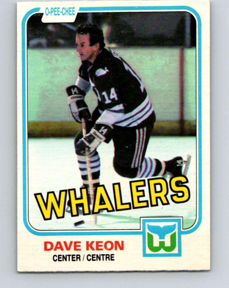 1981-82 O-Pee-Chee #129 Dave Keon  Hartford Whalers  V30343