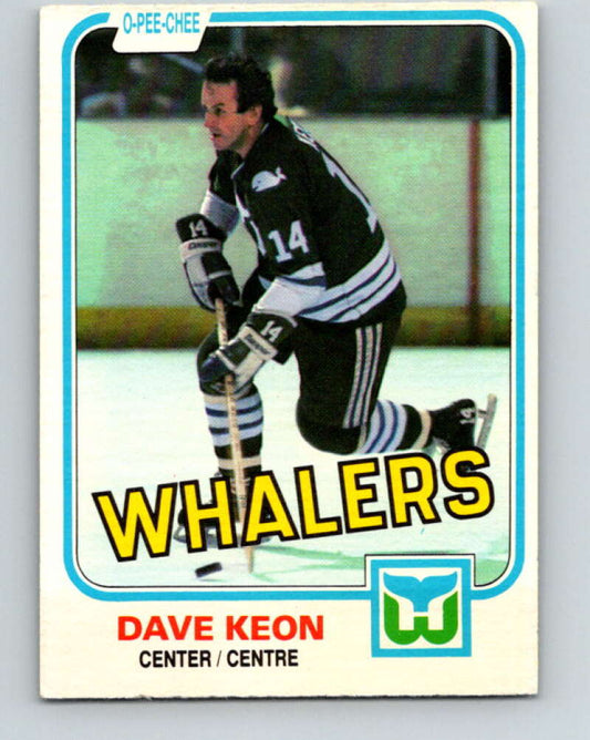 1981-82 O-Pee-Chee #129 Dave Keon  Hartford Whalers  V30344