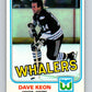 1981-82 O-Pee-Chee #129 Dave Keon  Hartford Whalers  V30349