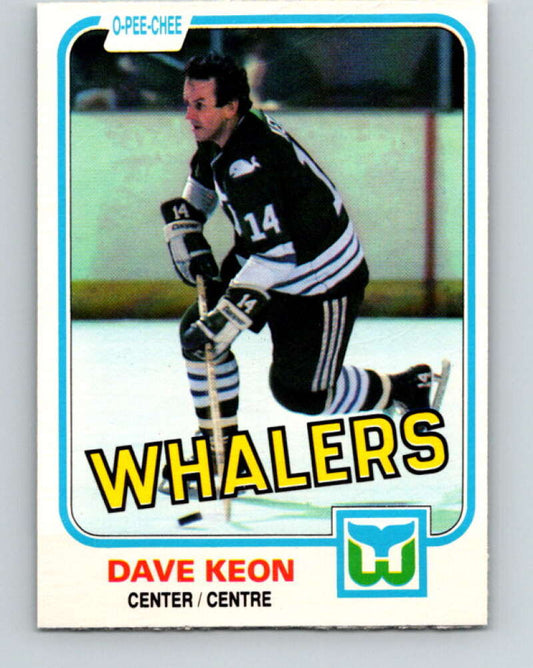 1981-82 O-Pee-Chee #129 Dave Keon  Hartford Whalers  V30349