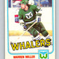 1981-82 O-Pee-Chee #130 Warren Miller  RC Rookie Hartford Whalers  V30352