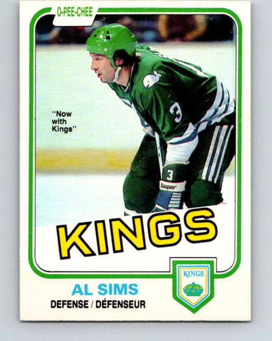 1981-82 O-Pee-Chee #131 Al Sims  Los Angeles Kings  V30367