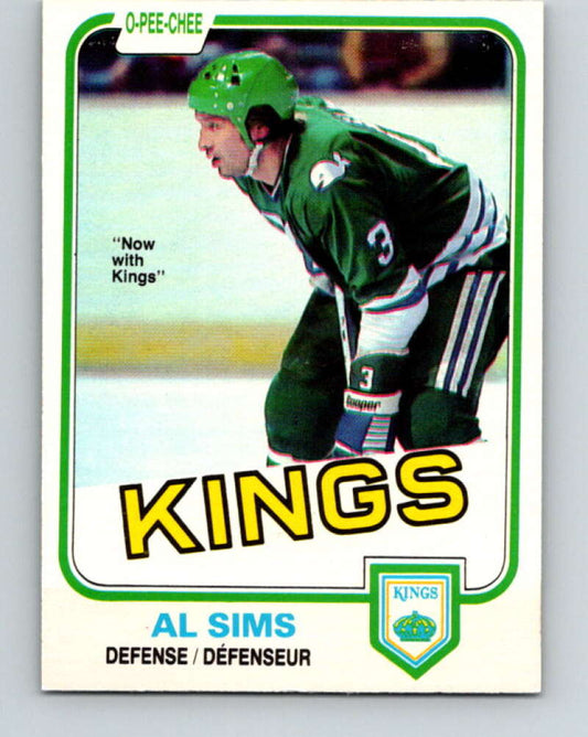 1981-82 O-Pee-Chee #131 Al Sims  Los Angeles Kings  V30371