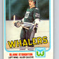 1981-82 O-Pee-Chee #132 Blaine Stoughton  Hartford Whalers  V30376