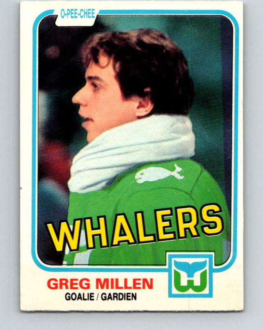 1981-82 O-Pee-Chee #134 Greg Millen  Hartford Whalers  V30387