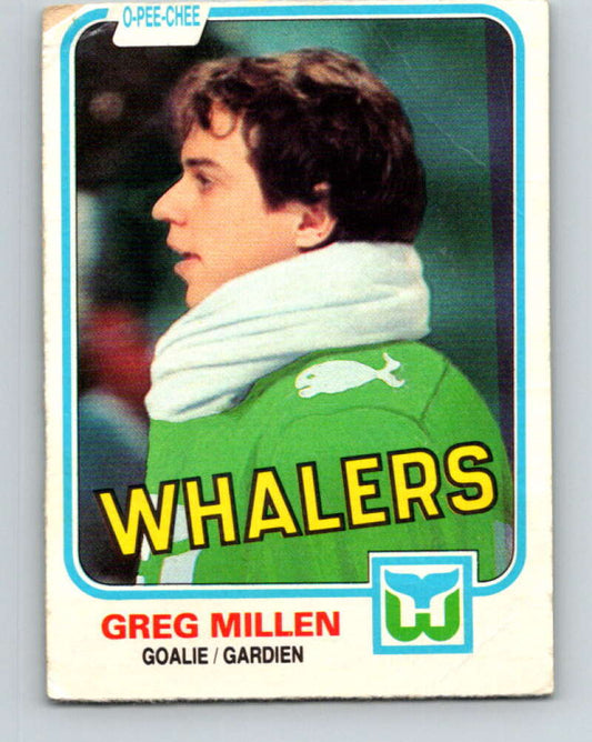 1981-82 O-Pee-Chee #134 Greg Millen  Hartford Whalers  V30388