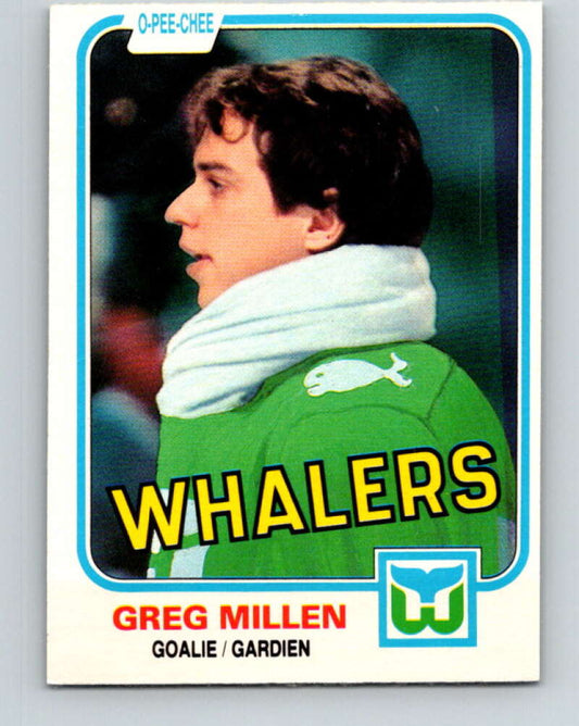 1981-82 O-Pee-Chee #134 Greg Millen  Hartford Whalers  V30390