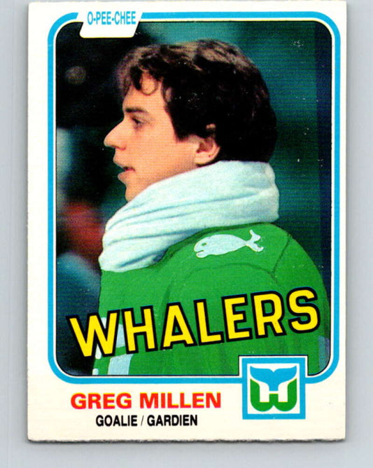 1981-82 O-Pee-Chee #134 Greg Millen  Hartford Whalers  V30393