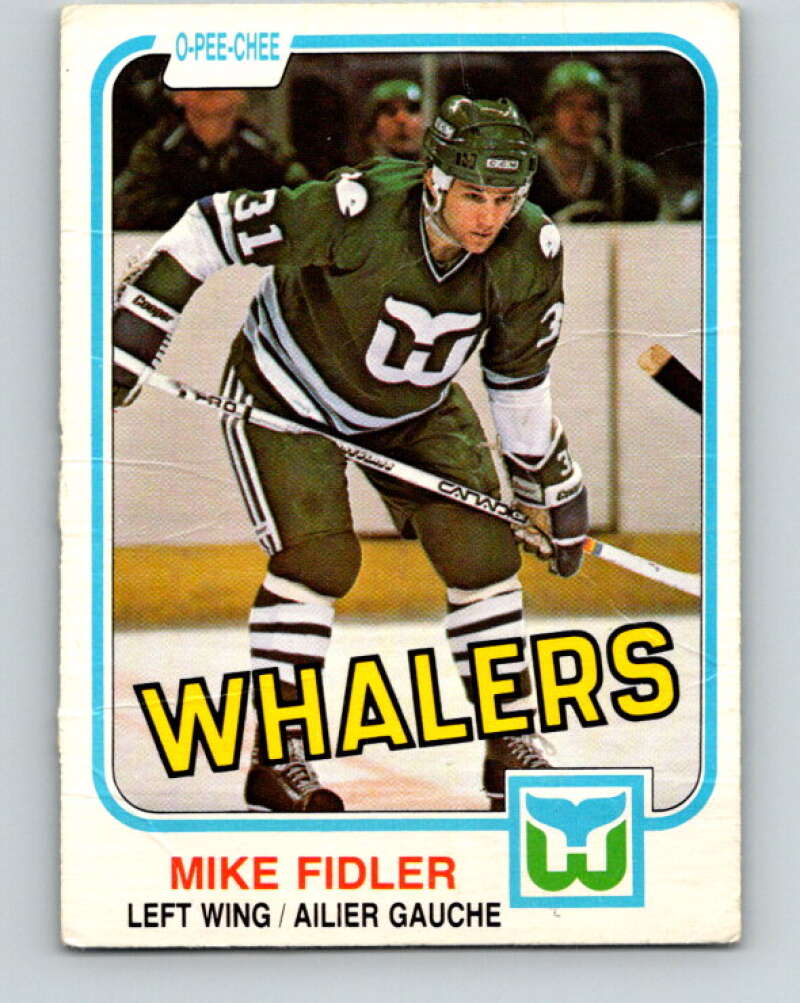 1981-82 O-Pee-Chee #136 Mike Fidler  Hartford Whalers  V30399