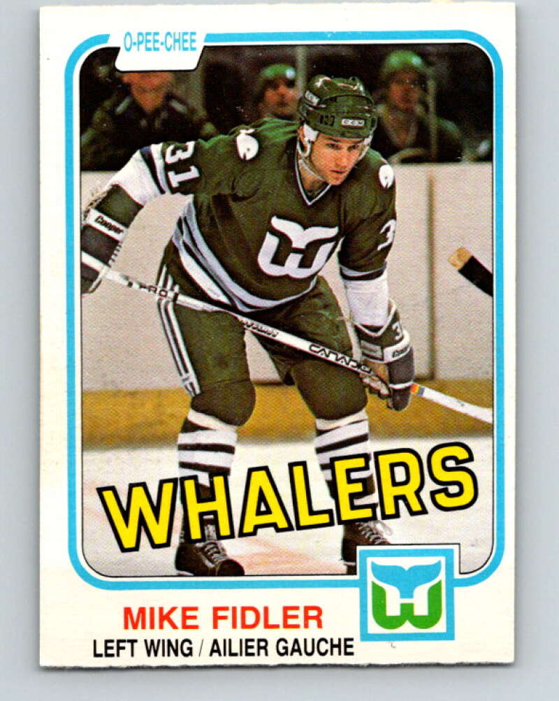 1981-82 O-Pee-Chee #136 Mike Fidler  Hartford Whalers  V30400