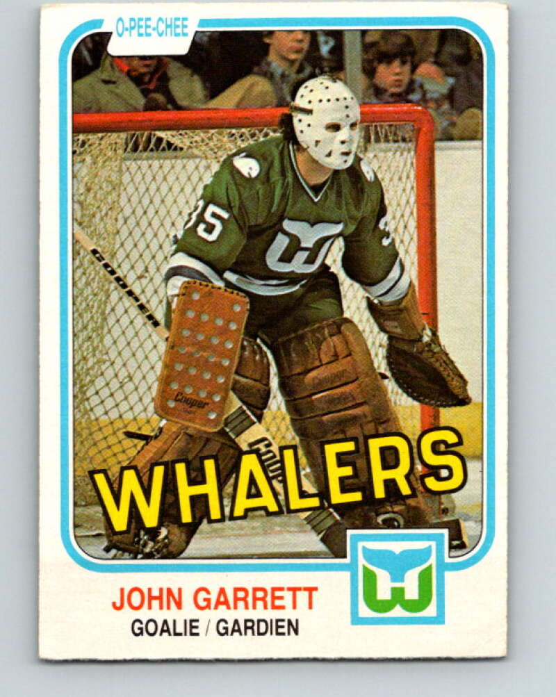 1981-82 O-Pee-Chee #137 John Garrett  Hartford Whalers  V30402