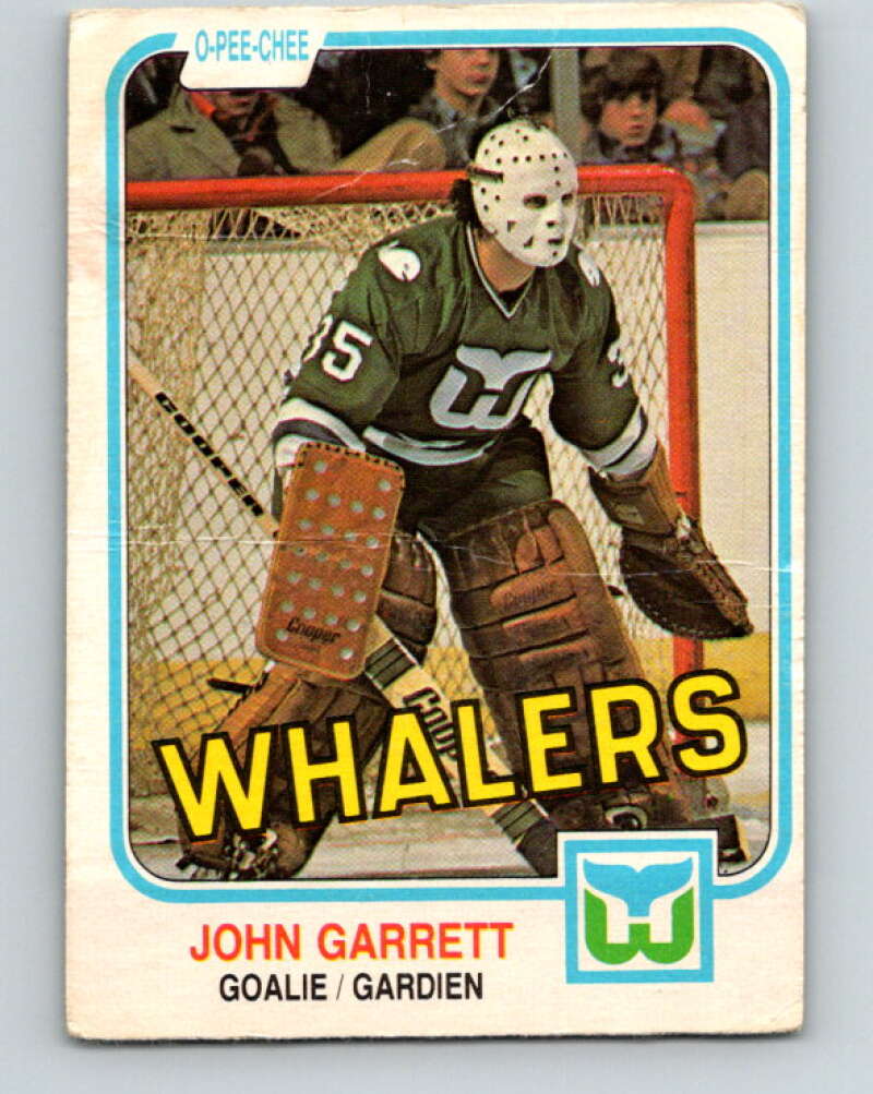 1981-82 O-Pee-Chee #137 John Garrett  Hartford Whalers  V30403