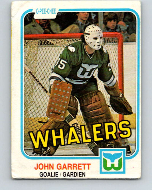 1981-82 O-Pee-Chee #137 John Garrett  Hartford Whalers  V30404